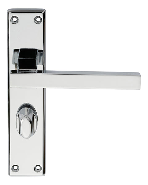 Serozzetta Stratus Lever on WC Backplate Polished Chrome SZM243CP
