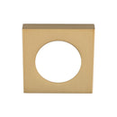 Serozzetta Square Outer Rose Cover Pack Rose Pack Serozzetta Satin Brass 