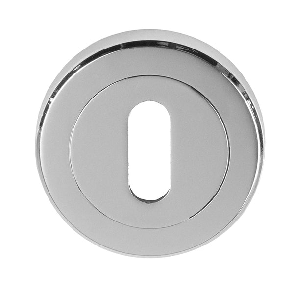 Serozzetta Standard Lock Profile Escutcheon Polished Chrome SZR002CP