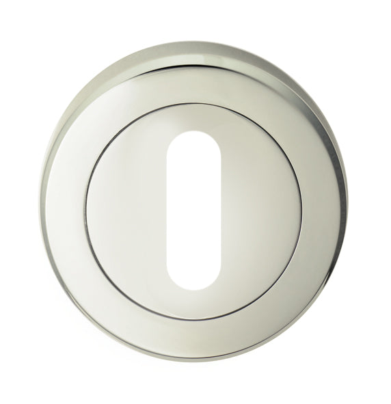 Serozzetta Standard Lock Profile Escutcheon Polished Nickel SZR002PN