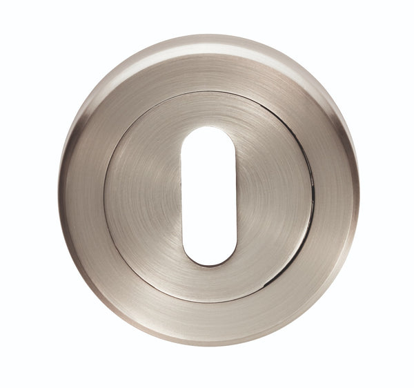 Serozzetta Standard Lock Profile Escutcheon Satin Nickel SZR002SN