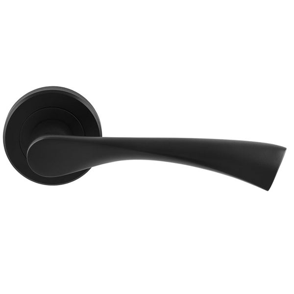 Serozzetta Venti Lever on Rose Matt Black SZR020MB