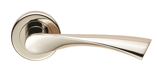 Serozzetta Venti Lever on Rose Polished Nickel SZR020PN