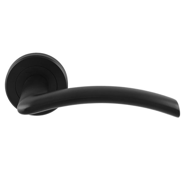 Serozzetta Trenta Lever on Rose Matt Black SZR030MB