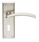 Serozzetta Trenta Lever on Lock Backplate (Latch & Hinges Included) Lever On Backplate Serozzetta Satin Nickel 