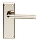 Serozzetta Quaranta Lever on Latch Backplate (Latch & Hinges Included) Lever On Backplate Serozzetta Polished Nickel / Satin Nickel 