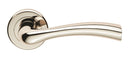 Serozzetta Cinquanta Lever on Rose (Latch & Hinges Included) Lever On Rose Serozzetta Polished Nickel 