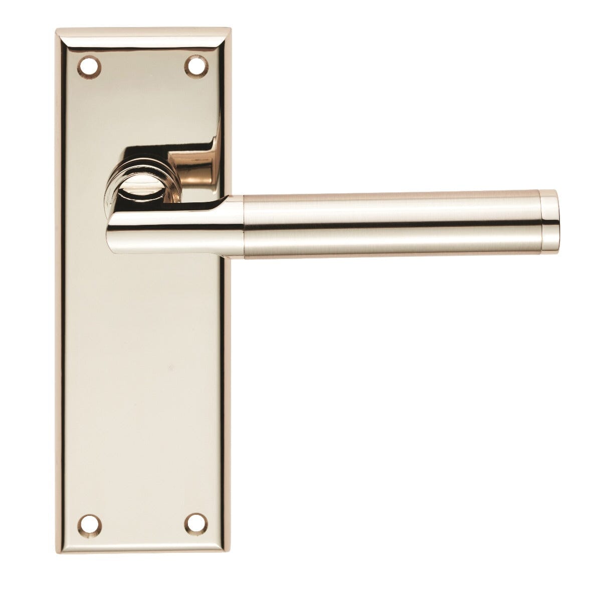 Serozzetta Sessanta Lever on Latch Backplate (Latch & Hinges Included) Lever On Backplate Serozzetta Polished Nickel / Satin Nickel 