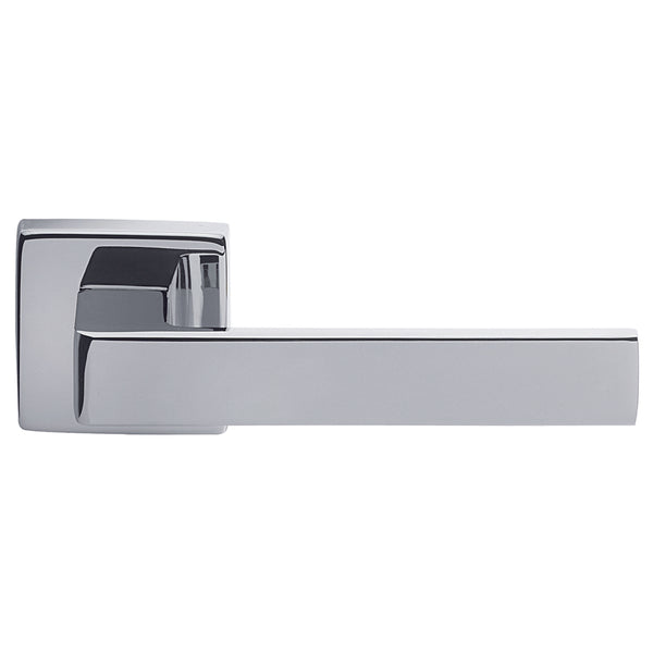 Techna Lever on Square Rose Polished Chrome TC5CP