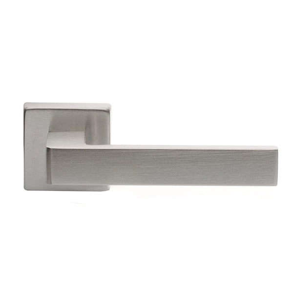 Techna Lever on Square Rose Satin Chrome TC5SC