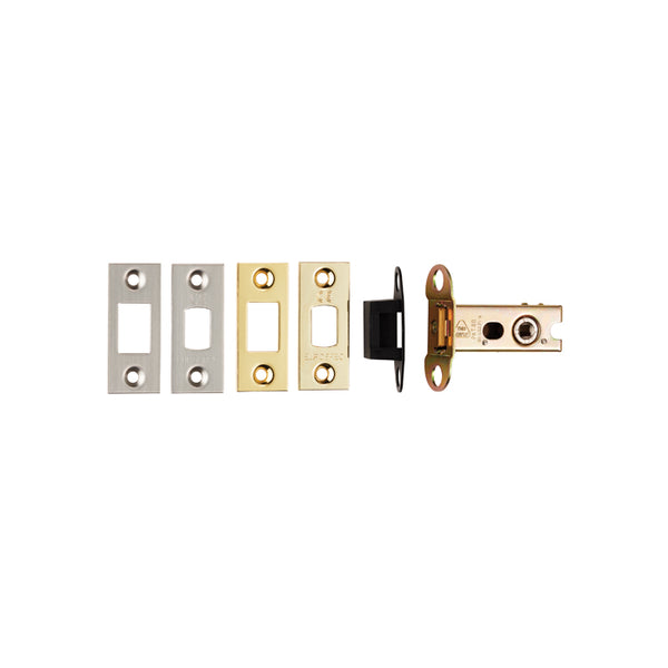 Tubular Dead Bolt 64mm Electro Brassed/Satin Stainless Steel TLD5025EB/SSS