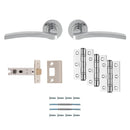 Tavira Latch Pack Ultimate Door Pack Door Pack Carlisle Brass Polished Chrome 