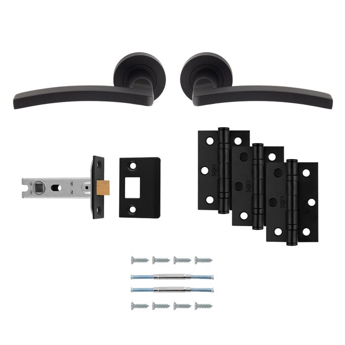 Tavira Latch Pack Ultimate Door Pack Door Pack Carlisle Brass Matt Black 
