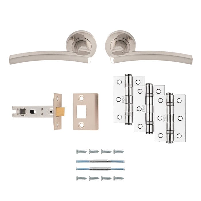 Tavira Latch Pack Ultimate Door Pack Door Pack Carlisle Brass Satin Nickel 