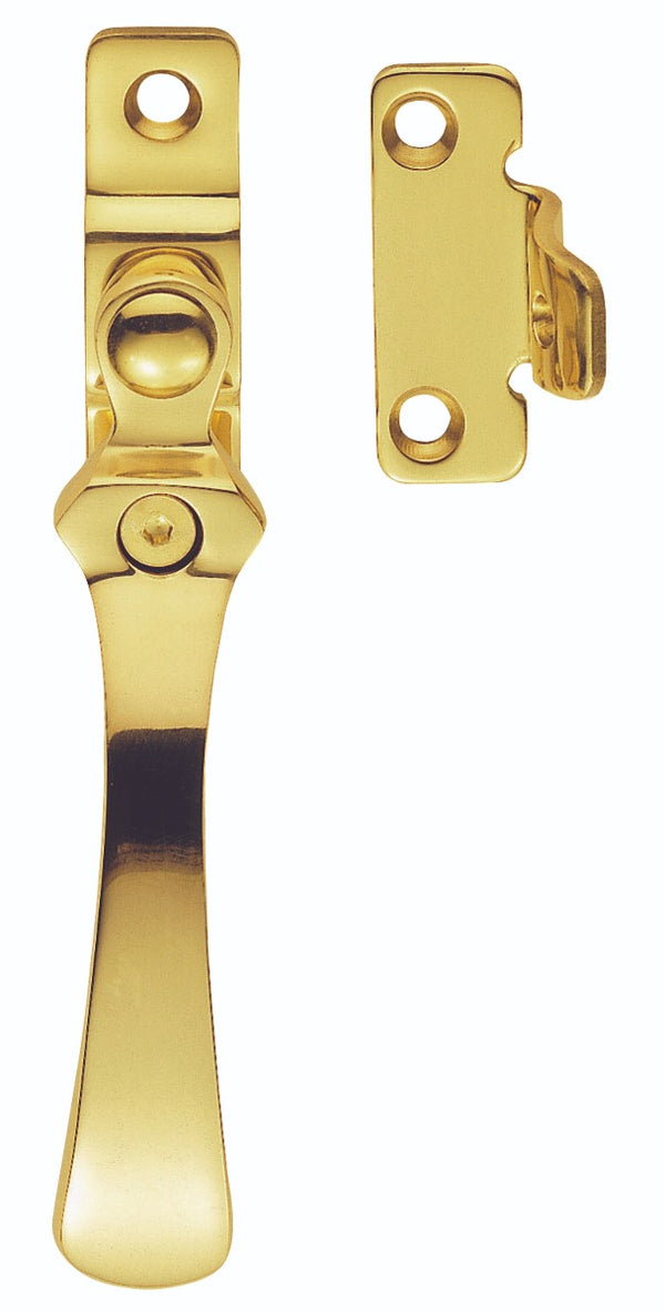 Casement Fastener Polished Brass V1005LCK