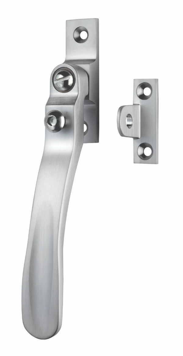 Locking Casement Fastener Satin Chrome V1006LCKSC
