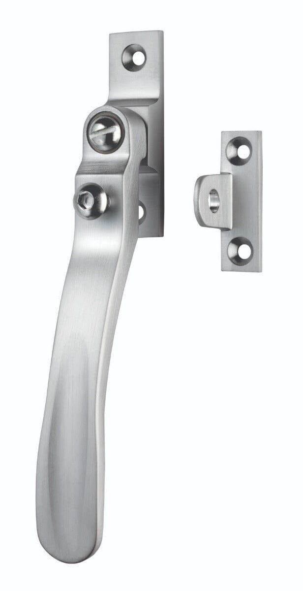 Locking Casement Fastener Casement Fastener Carlisle Brass Satin Chrome 