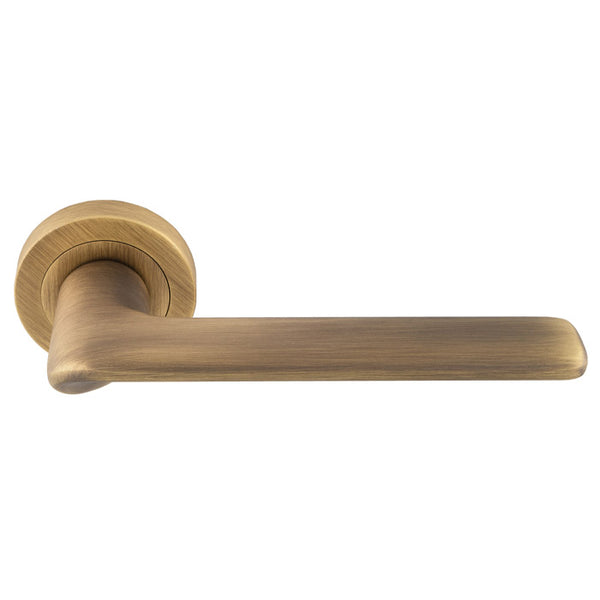 Manital Vortex Lever on Rose Antique Brass VX5AB