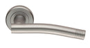 Serozzetta Carolina Lever On Rose (Latch & Hinges Included) Lever On Rose Serozzetta Satin Chrome 