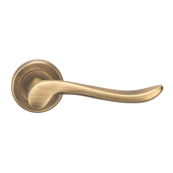 Serozzetta Verdun Lever On Rose Antique Brass ZIN3130AB