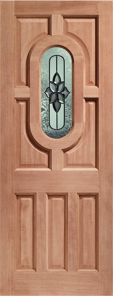 Acacia Double Glazed External Hardwood Door (Dowelled) with Chesterton Glass
