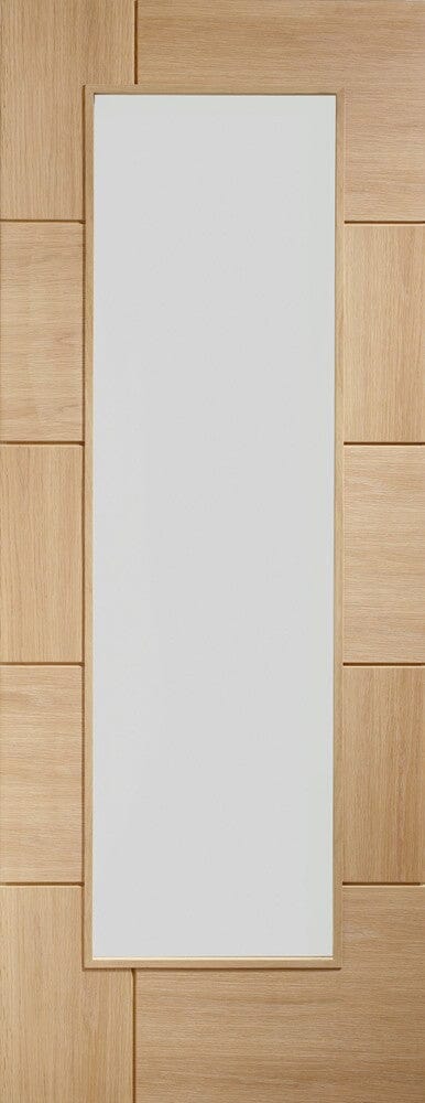 Ravenna Internal Oak Door with Clear Glass