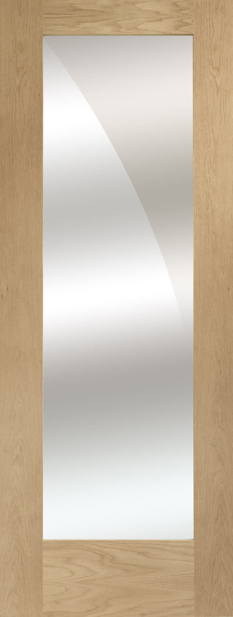 Pattern 10 Internal Oak Door with Mirror Panel