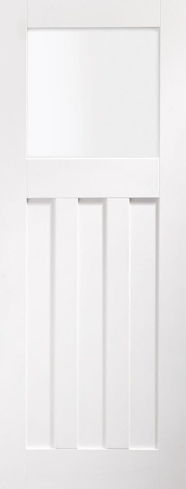 DX Internal White Primed Door with Obscure Glass