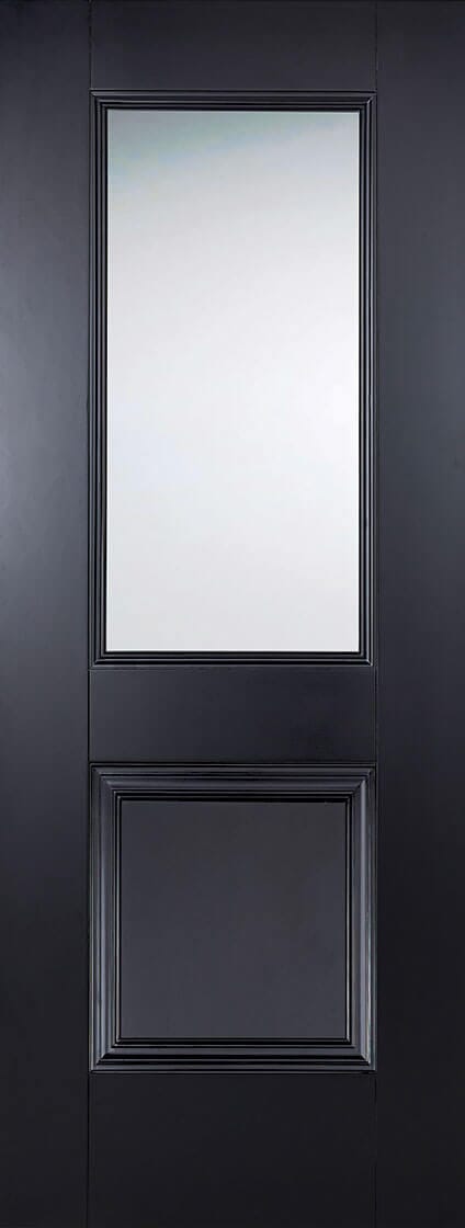 Black Arnhem 1 Light Internal Door