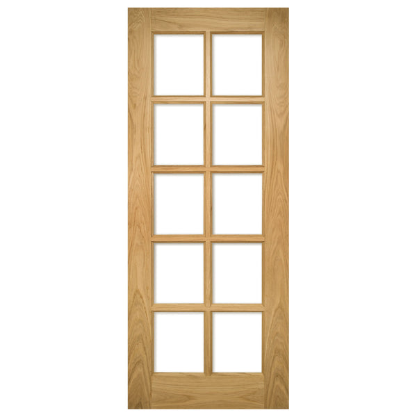 Bristol Unfinished Oak Bevelled Glaze Internal Door