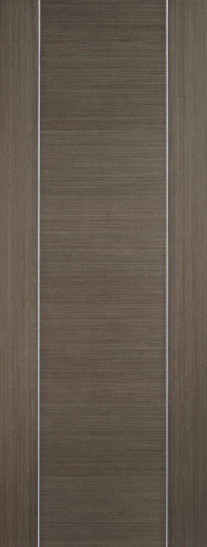 Chocolate Grey Alcaraz Pre-Finished Internal Fire Door FD30