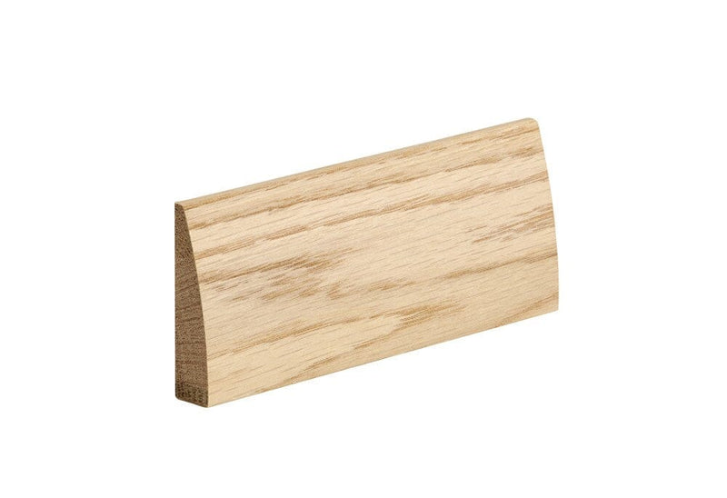 Pre-finished Oak Modern Skirting Board