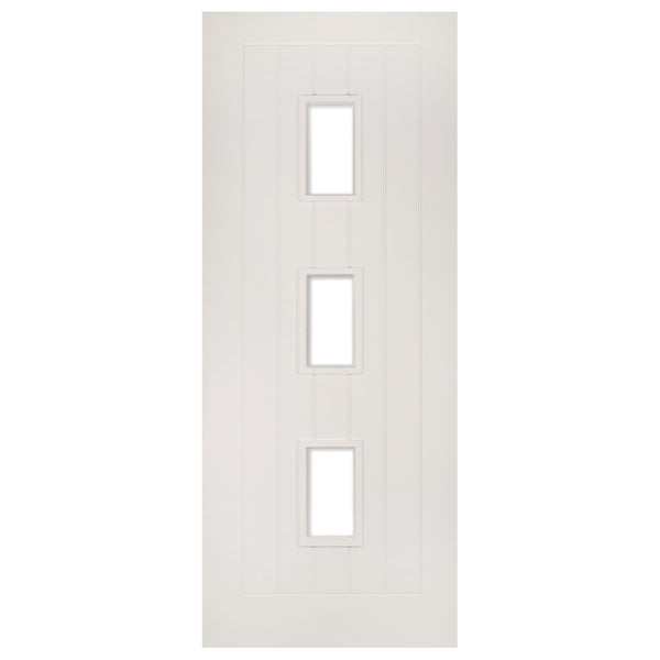 Ely White Primed Glazed (3L) Internal Door Internal Door Deanta 