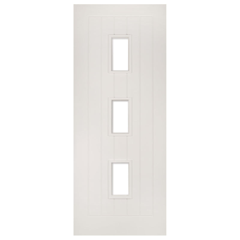 Ely White Primed Glazed (3L) Internal Fire Door Internal Door Deanta 