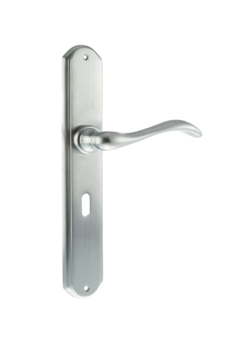 Forme Valence Solid Brass Key Lever Backplate