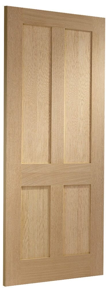 Victorian Shaker 4 Panel Internal Oak Door