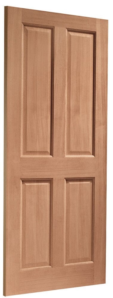 London 4 Panel External Hardwood Door (Dowelled)