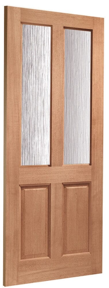 Malton Double Glazed External Hardwood Door (Dowelled) Obscure Glass