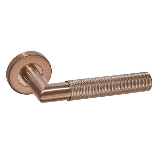 Zurich Satin Copper Handle Hardware Privacy Pack Ironmongery