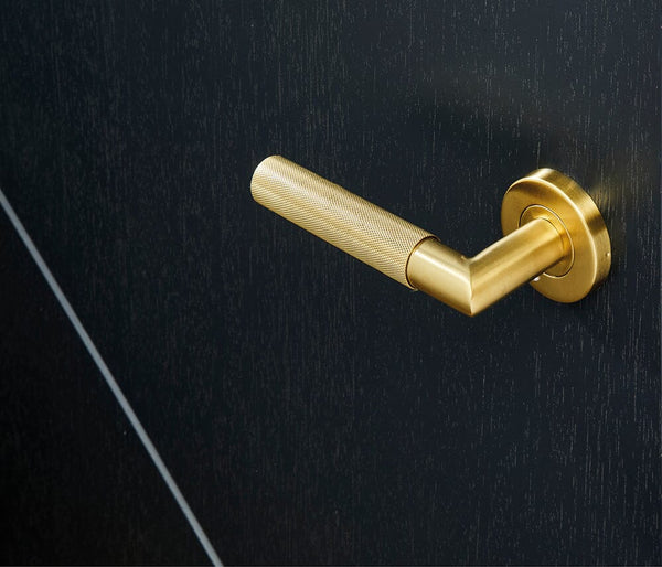 Zurich Satin Gold Handle Hardware Privacy Pack Ironmongery