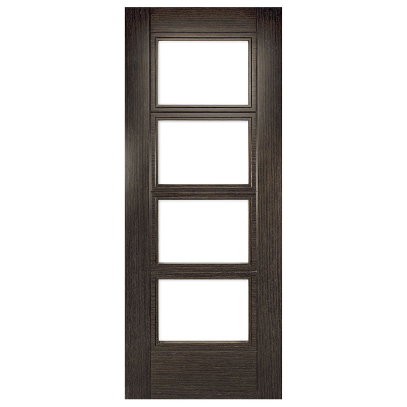 Montreal Dark Grey Ash Glazed Internal Door
