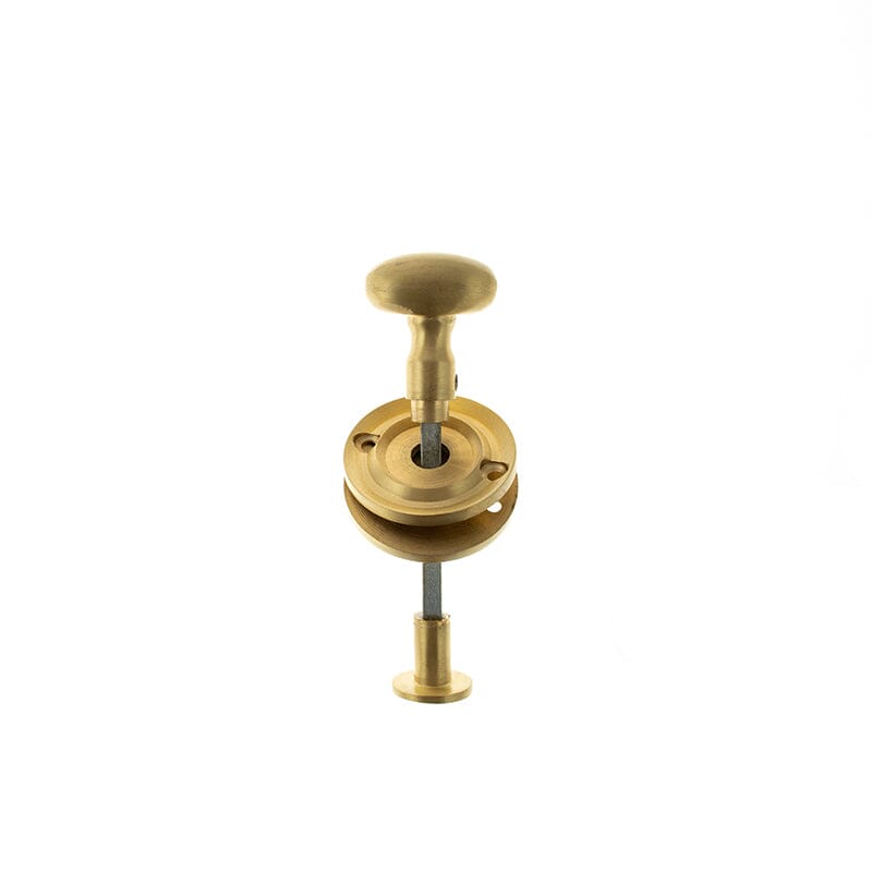 Old English Solid Brass Oval WC Turn and Release