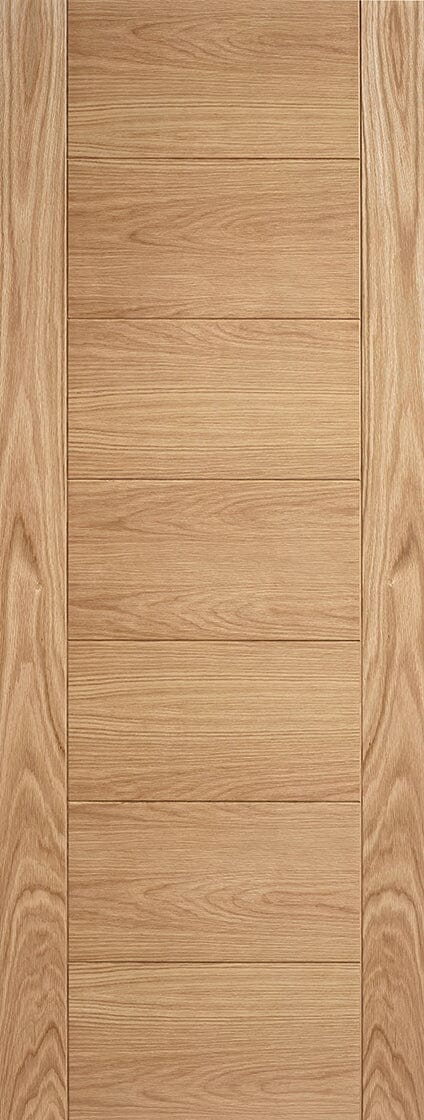 Oak Carini 7 Panel Pre-Finished Internal Door