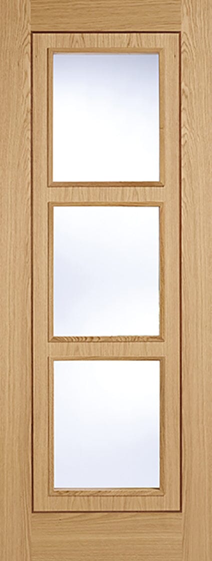 Oak Inlay 3 Light Pre-Finished Internal Door