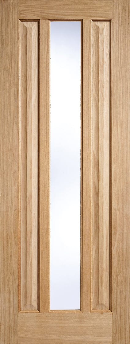 Oak Kilburn Glazed 1 Light Unfinished Internal Door