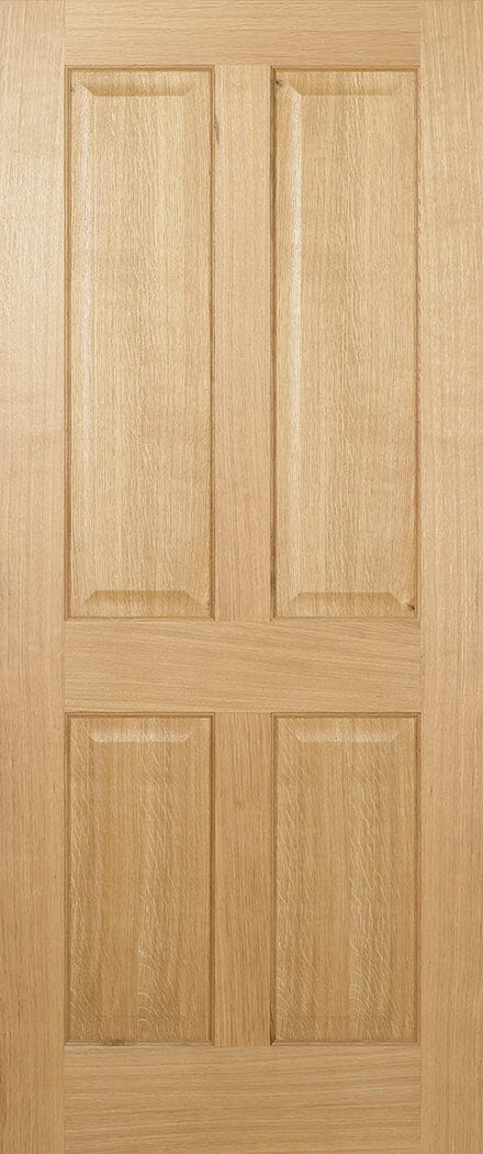 Oak Regency 4 Panel Pre-Finished Internal Door