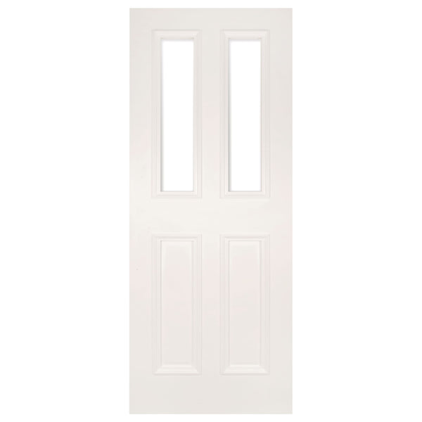 Rochester White Primed Glazed Internal Door Internal Door Deanta 