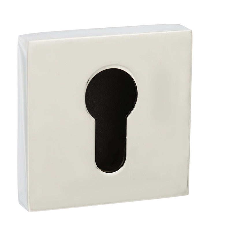 Senza Pari Euro Escutcheon Flush Square Rose