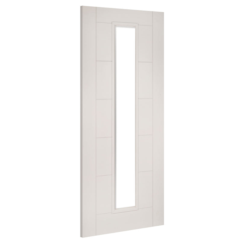 Seville White Primed Glazed 1L Internal Fire Door