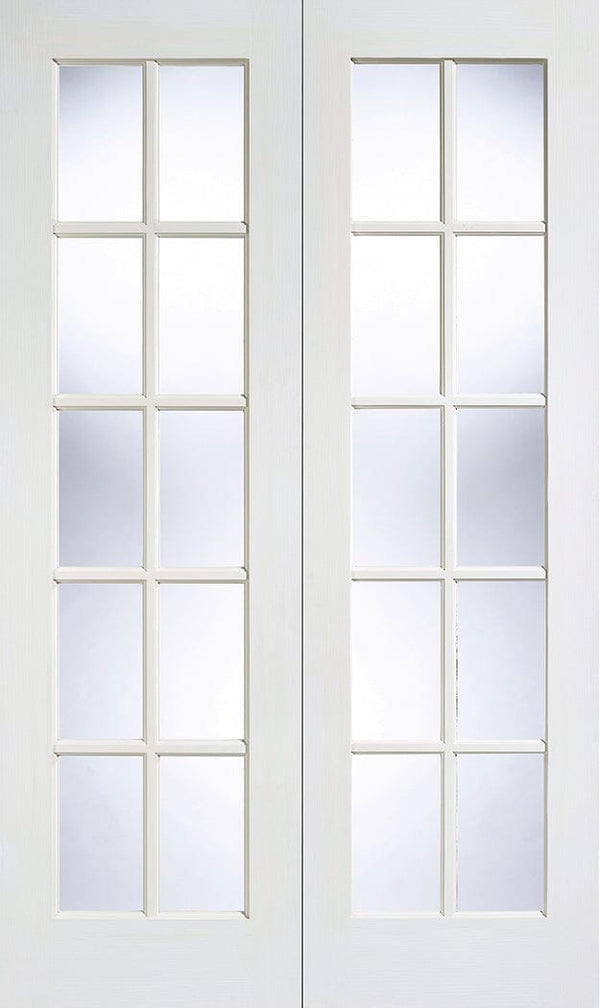 White GTPSA Glazed Pair Room Divider